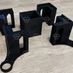 xTool Regular Honeycomb 80mm Center Jigs & Risers [3D printable files]
