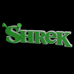 3D MULTICOLOR LOGO/SIGN - Shrek (with actual ears!)