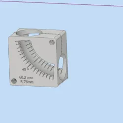 3d print file for 3" 60,3 mm Radius 76 mm Elbow Cutting Fixture