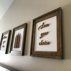3D Print Wall Art Words