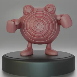 61- Poliwhirl Pokemon Figure