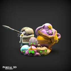 ADVENTURE TIME GUNTER Residual Evil 4