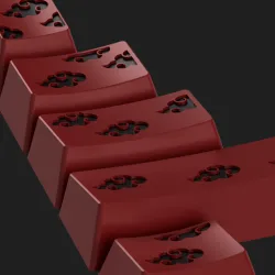 Akatsuki - Naruto themed Artisan keycaps set