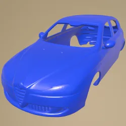 Alfa Romeo 147 5-door 2009 PRINTABLE CAR BODY
