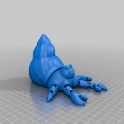Articulated hermit crab