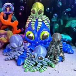 Baby Octopus - Articulated Octopus