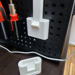 Bambu Lab P1P Pegboard Scraper Holder