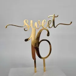 cake topper sweet 16