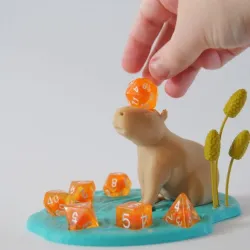 Capybara dice pond - support free