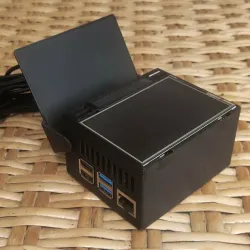 Case for Raspberry PI 4 with 4" touchscreen display