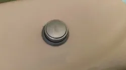 center button toilet flush
