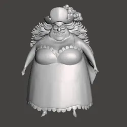 Charlotte Linlin One piece 3D Model
