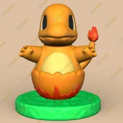 charmander easter egg container