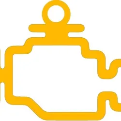 Check Engine keychain