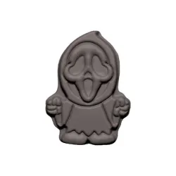 Chibi Ghost Face STL FILE FOR 3D PRINTING - LASER CNC ROUTER - 3D PRINTABLE MODEL STL MODEL STL DOWNLOAD BATH BOMB/SOAP