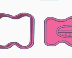 Cookie cutter pencil sharpener