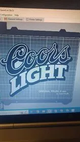 Coors Light Beer Sign Wall Art Decor / Magnets