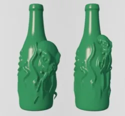 CTHULHU BOTTLES COLLECTION x 4 STL