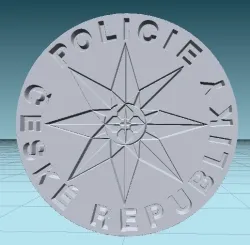 Czech police key ring - Klíčenka Policie ČR