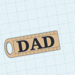 DAD key ring