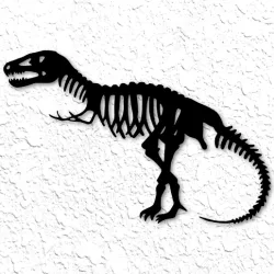 Dinosaur skeleton wall art dinosaur fossil wall decor allosaurus