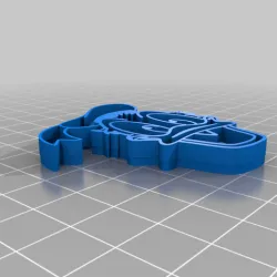 DONALD DUCK COOKIE CUTTER OR PLAY DOUGH MOLD