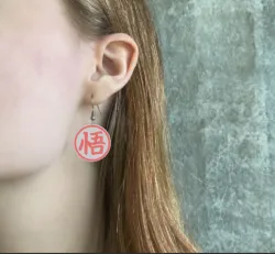 Dragon ball earrings