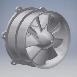 Ducted fan 60mm EDF tested