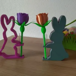 Easter Bunny with test tube