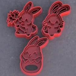 Easter Cookie Cutter Set: Easter Bunny. Easter Cookie Cutter Pack: Easter Bunny.