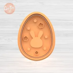 EASTER EGG (N1) CUTTER WITH STAMP / COOKIE CUTTER