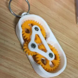 Fidget Gear Keyring