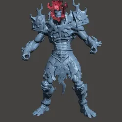 FIRE ARMOR SKELETOR MOTU 200X