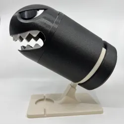 (For use) Mario Bullet Bill Open Head Trash Can