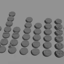Forge World Diodelosus Industrial Bases (25mm)
