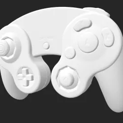 Gamecube controller 3D scan
