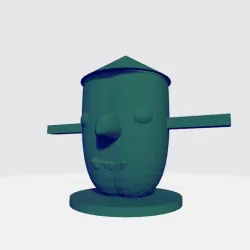 Glasses holder, Blender test 002