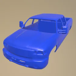 GMC Sierra 2006 PRINTABLE CAR BODY