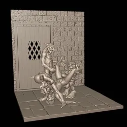 GOBLIN THREESOME SEWER PARTY 2