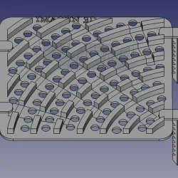 Grip robot mower