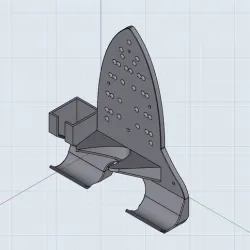 Hanger for ironing board