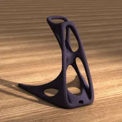 Headphone Stand organic - structured surface version