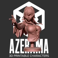 HELM NIKKE BUST - STL READY FOR 3D PRINTING