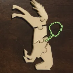 horse keychain