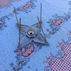 incense burner with buddha candle holder