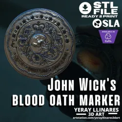 John Wick's blood oath marker
