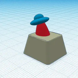 Keyboard key ufo