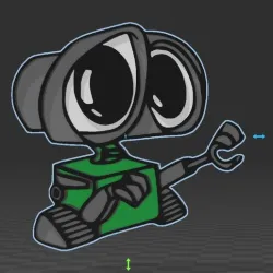Keychain Keychain Wall-E Cartoon
