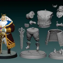 King Rhoan 3D Printable Figure