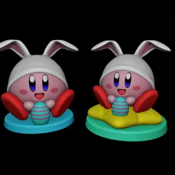 Kirby Easter Figure